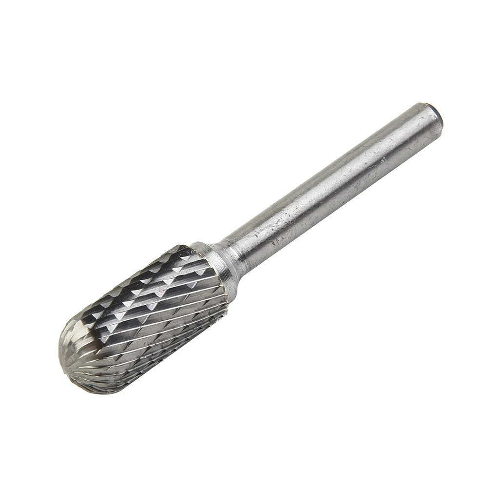 

Rotary File Burr Kit Parts 12mm Drill Bit Double 6.35mm Metal Grinding HRC 70 Accessories Tungsten Carbide Useful