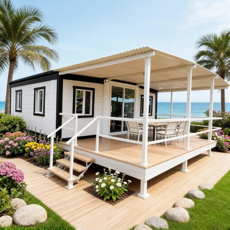 20Ft 40Ft Prefab Tiny House Expandable Container Home Garden Rooms Steel Structure Prefabricated Building Modular House Cabins