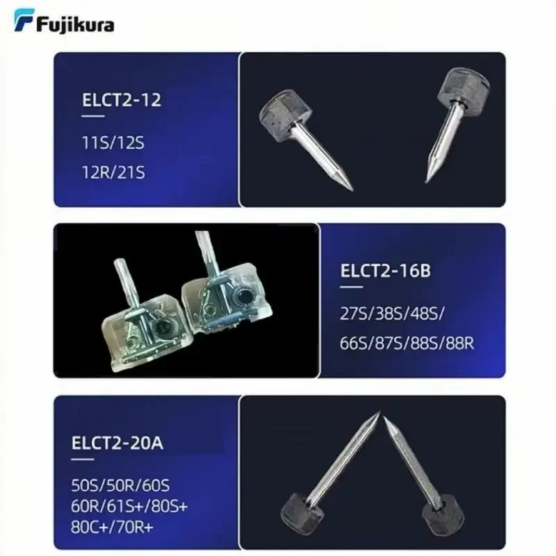 

10 Pair Fujikura Electrode Rod 50/60/80/61/62/87/88/27/28/38/21S/22S/12S/ELCT2-12/16B/20A Series Welding Machine