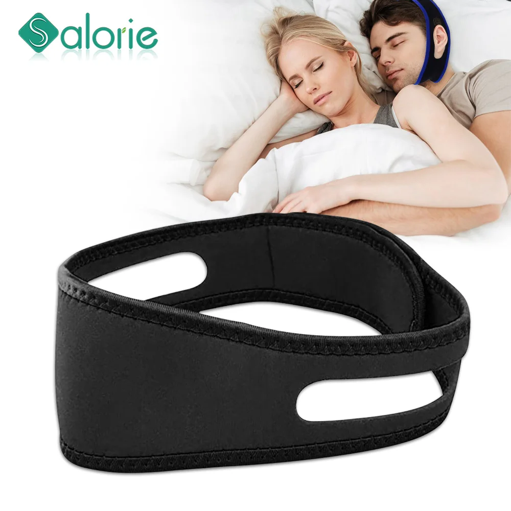 Anti Snoring Belt Triangular Chin Strap Apnea Mouth Guard Gifts for Women Men Better Breath Health Snore Bandage Sleep Aid Belt