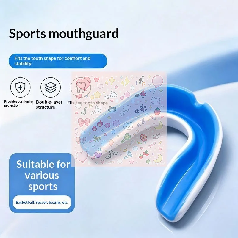 4Pcs/Set Boxing Taekwondo Sanda Dental Guards Basketball Dental Guards Sports Anti Grinding Dental Guards