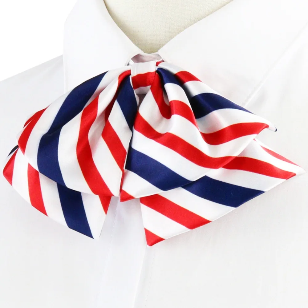 قابل للتعديل مضيفة طيران ربطة العنق الكورية نمط ملون Bowknot ربطات العنق بحار دعوى ربطة العنق شريط JK موحدة ربطات القوس فيونكة