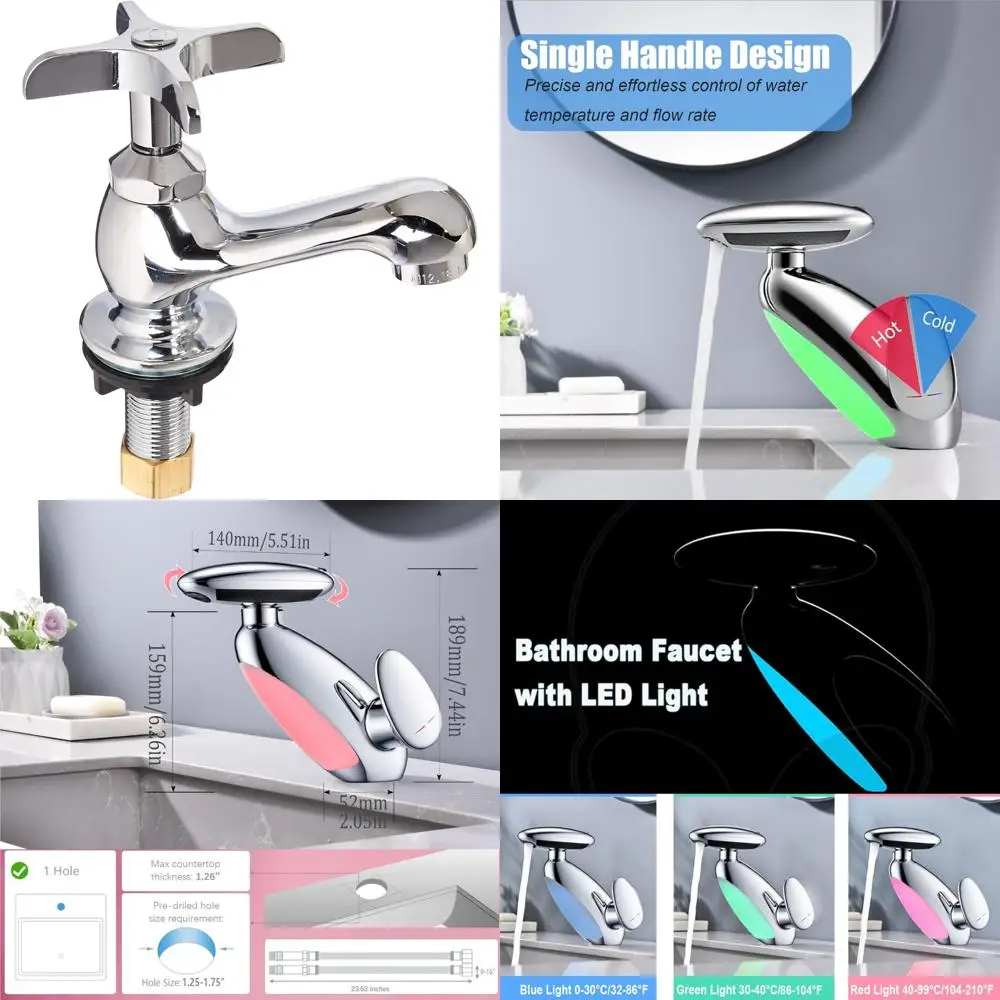 

Chrome Heavy Duty Single Basin Faucet - Commercial Grade Kitchen Sink Mixer with Long-Lasting Durability