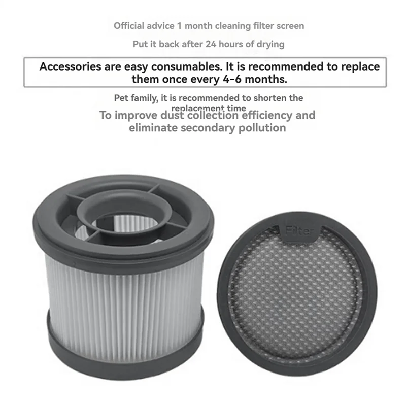 ABRE-6 Pcs Filtro E Filtro In Cotone Per Dreame Z10/Z20 Stazione Spazzare Robot Accessori Robot Pulitore Parti di Ricambio