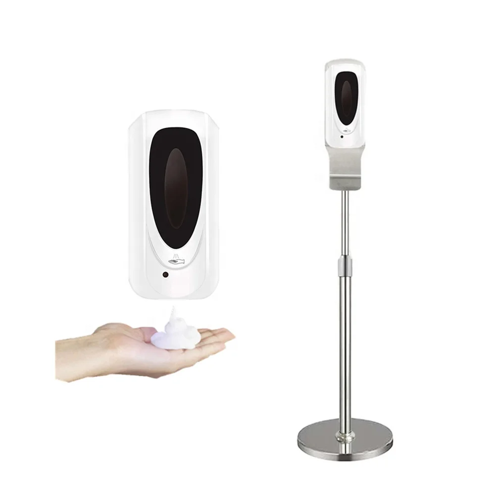 Heavybao Wall Mounted Electric Smart Sensor Auto Touchless Alcohol Gel Soap Dispenser Automatic Liquid Hand Sanitizer Dispenser