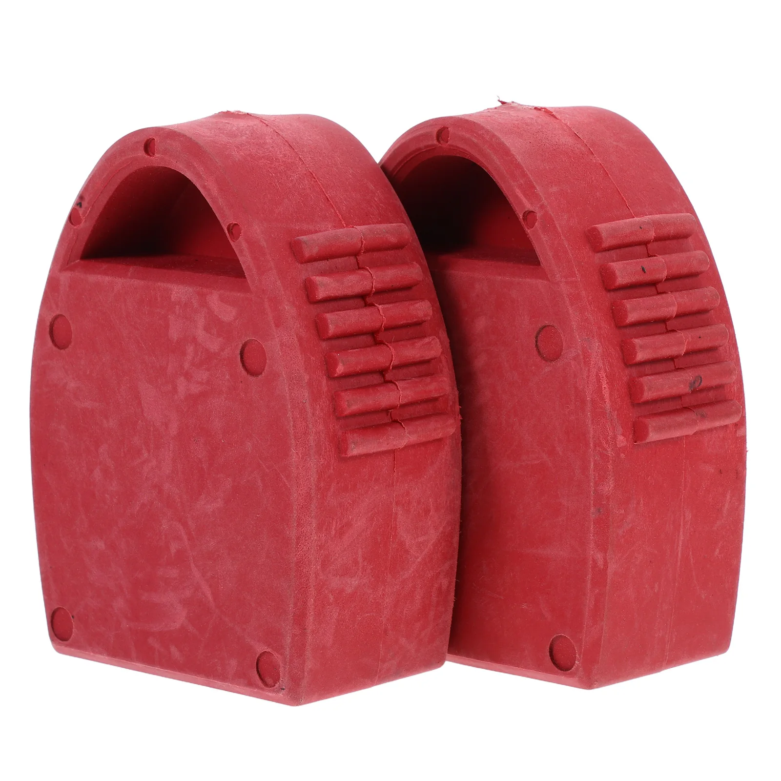 

2 pcs Protective Covers Anti-Slip Rubber Caps Noise Reduction Pads For Household Extension Ladders Outdoor Pool Cover Ladder