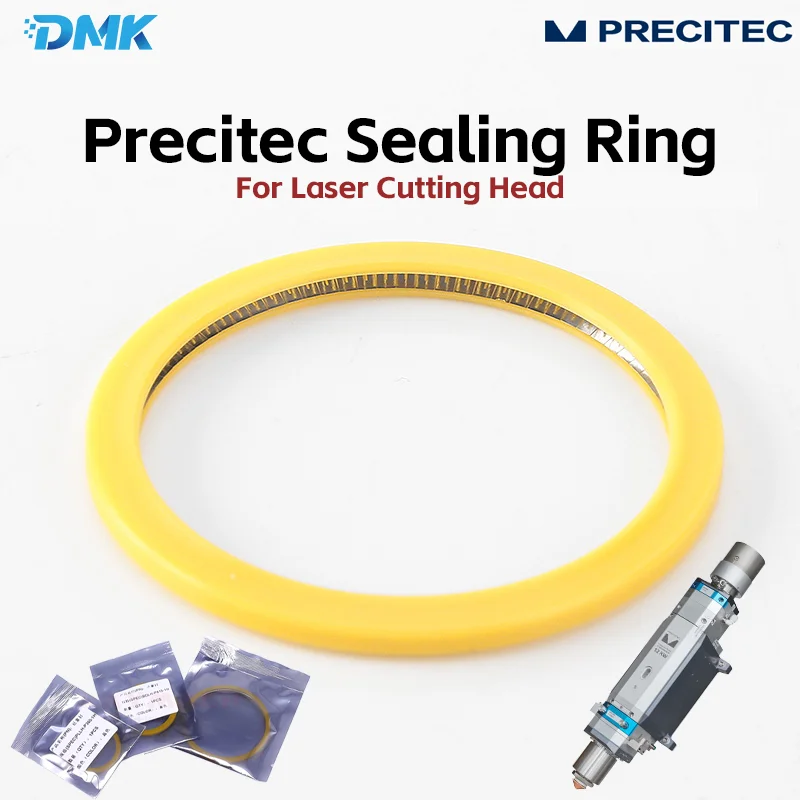 

Precitec Sealing Ring Laser Cutting Head Spring Seal PTFE O-Rings For ProCutter1.0 2.0 LightCutter Protective Lens Yellow Seals