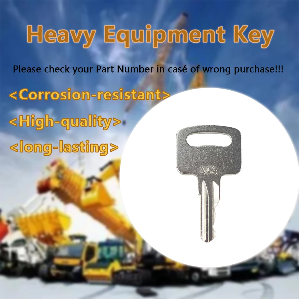 455 Chiavi di accensione per scissor Lift Boom Carrello elevatori Genie Skyjack Terex Snorkel Manlift Chiave verticale per attrezzature pesanti 104466