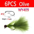 6 piezas de Oliva WY409