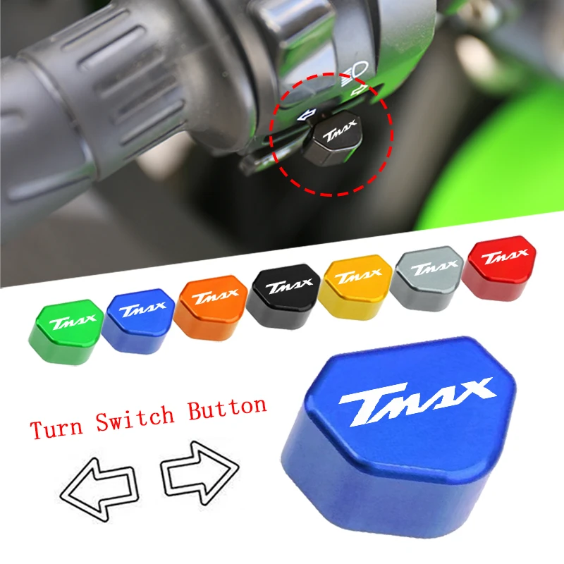 For Yamaha Tmax530 Tmax560 Tmax500 T-MAX Tmax 530/560/500 Sx Dx Mototcycle Accessories Switch Button Turn Signal Switch Key Cap