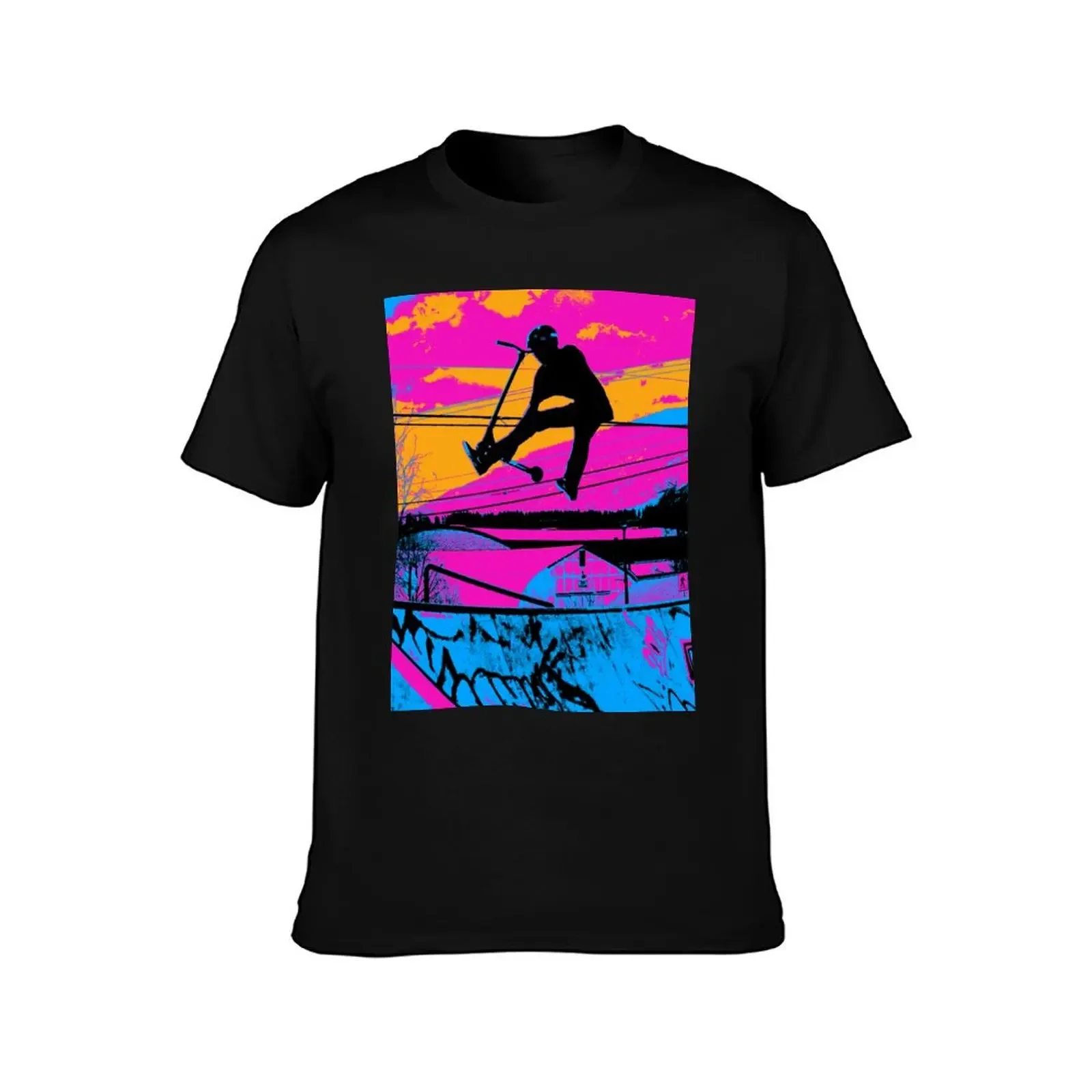 Let's Fly! - Stunt Scooter T-Shirt basketball graphic tees cheap stuff men graphic t shirts