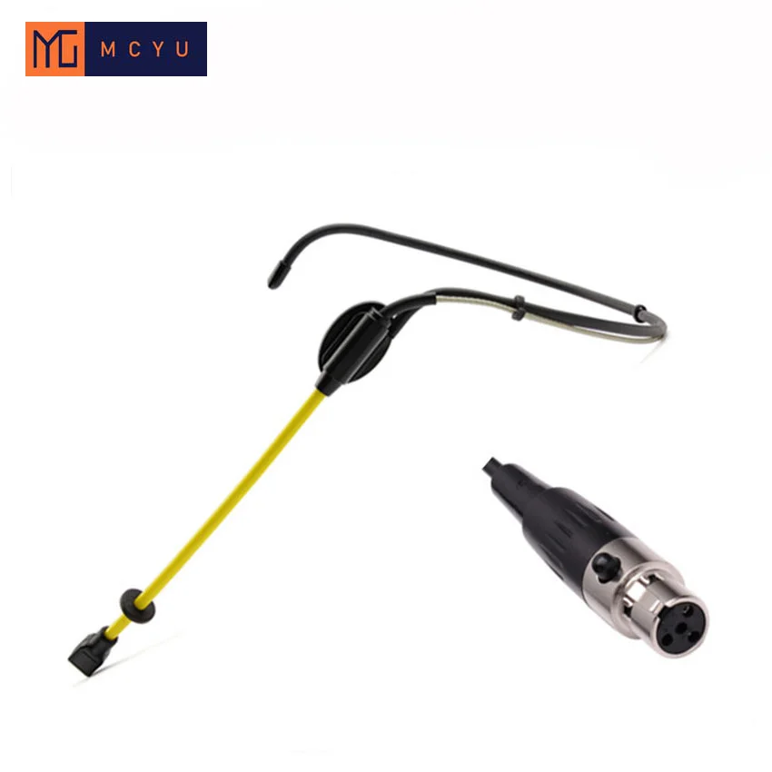 Mikrofon Tahan Air Pelatih Olahraga Kelas Atas Pemancar Nirkabel Segala Arah Kawat Terlindung Mikrofon untuk AKG Shure Sennheiser