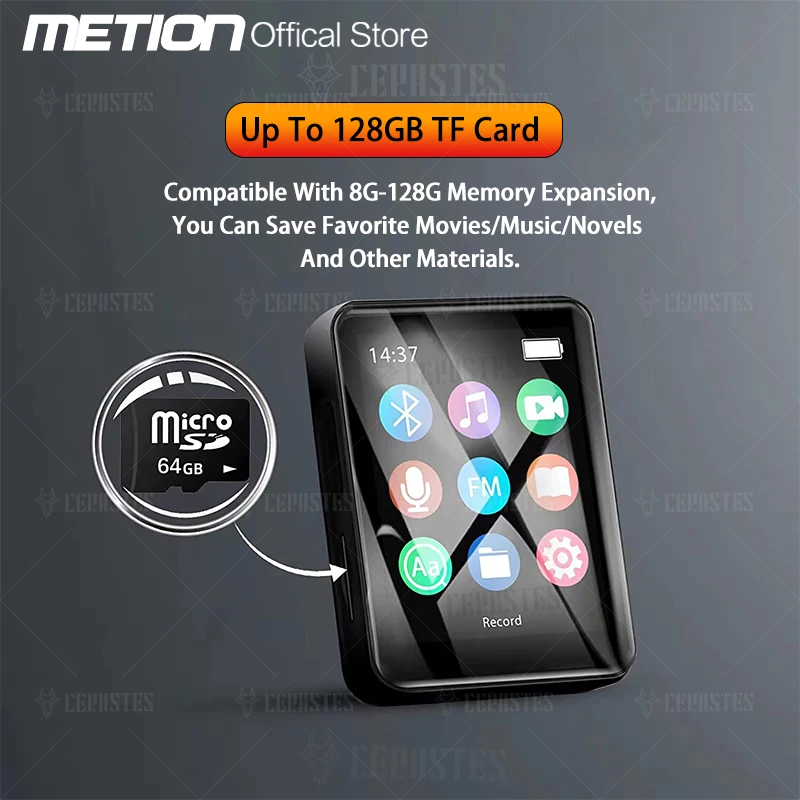 2023new mp3 player bluetooth 5.0 de alta fidelidade som walkman 16gb leitor de música portátil mp4 player de vídeo fm/e-book/gravação mp3 mp3 mp3 mp3 ы ы
