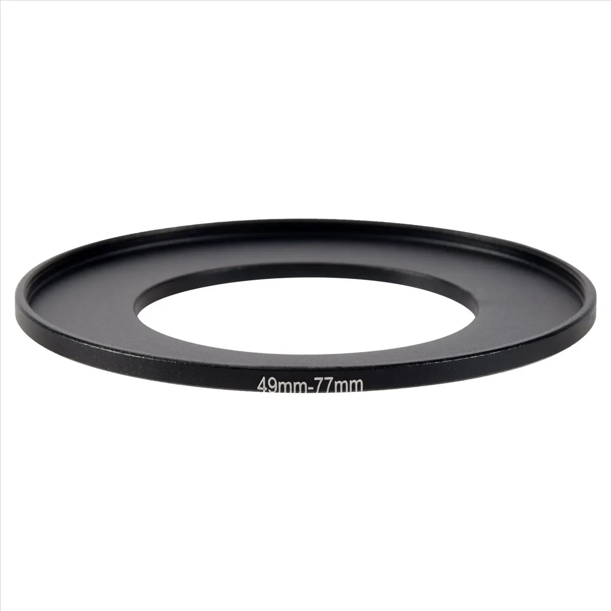 T35C Camera Lens Filter Step Up Ring 49mm-77mm Adapter Black