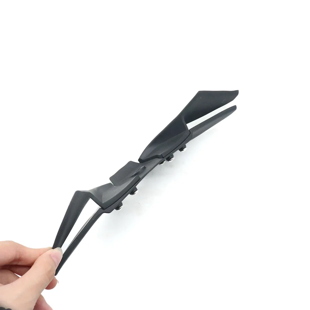 لياماها MT-07 MT07 2025 2026 دراجة نارية الملحقات الجبهة المفسد الجبهة السفلى الشفاه الرياح الجناح الديناميكا الهوائية هدية الجنيحات