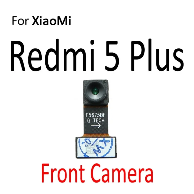 Small Front Camera Flex Cable For Xiaomi Mi 5S Redmi 5 Plus Note 5A 5 Pro Main Big Rear Back Camera Module Ribbon