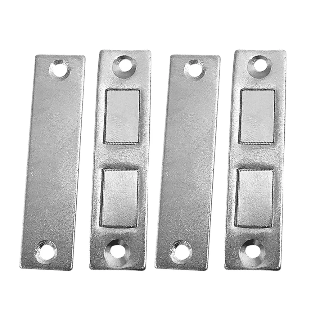 

2 Pairs Invisible Door Magnet Catches Strong Magnetic Cabinet Door Supply Cold Rolled Steel Drawer Magnets Stay Closed Secure