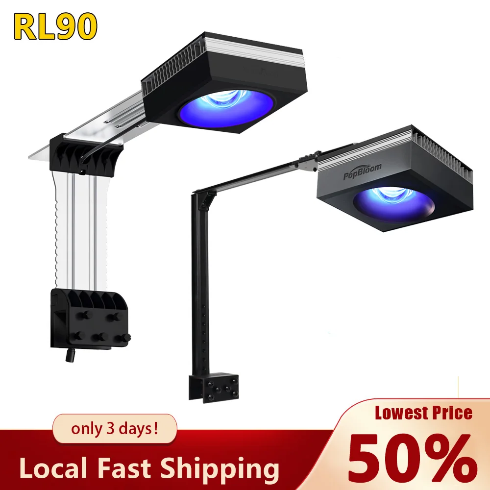 PopBloom 2PCS RL90 Luces LED p - Aquarium Marine Rock reseña y precio