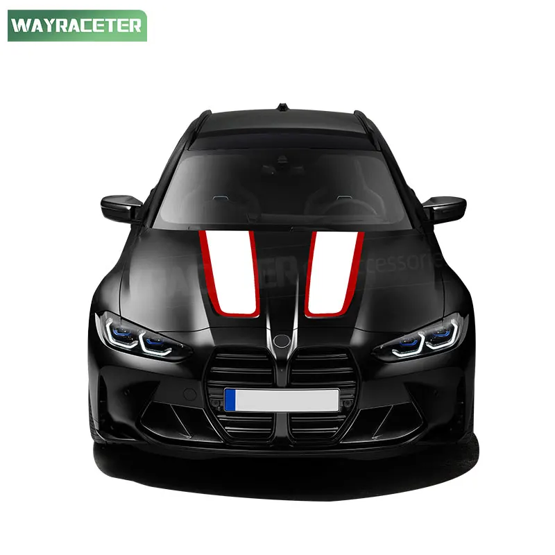 طبعة المنافسة م الأداء ملصق مائي غطاء المحرك بونيه هود جذع الجسم سيارة ملصق لسيارات BMW M3 2025 G80 سيدان CS 2024 2023