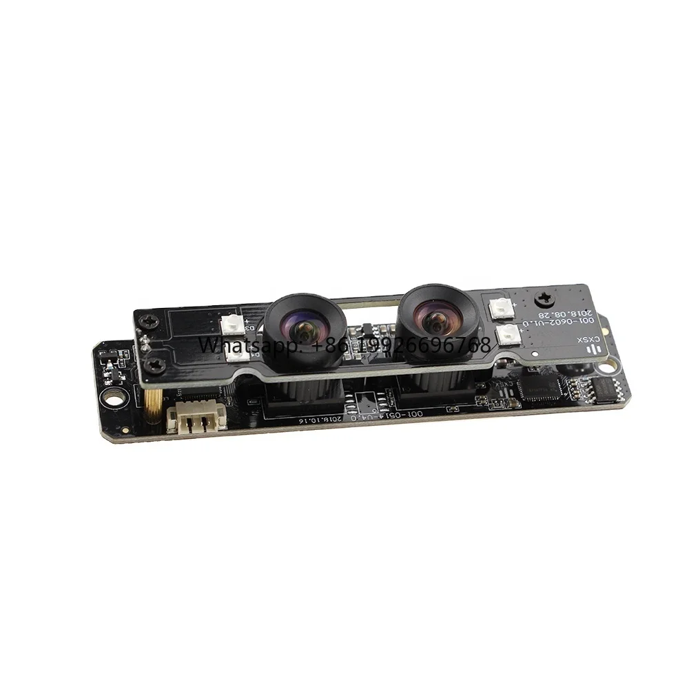 

2mp HD Face Recognition Wide Dynamic M12 No distortion Dual Lens Micro Mini USB Binocular Camera module 1080P pcb Board