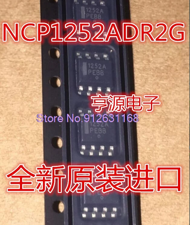 (10PCS/LOT)    NCP1252ADR2G NCP1252A  1252A SOP-8