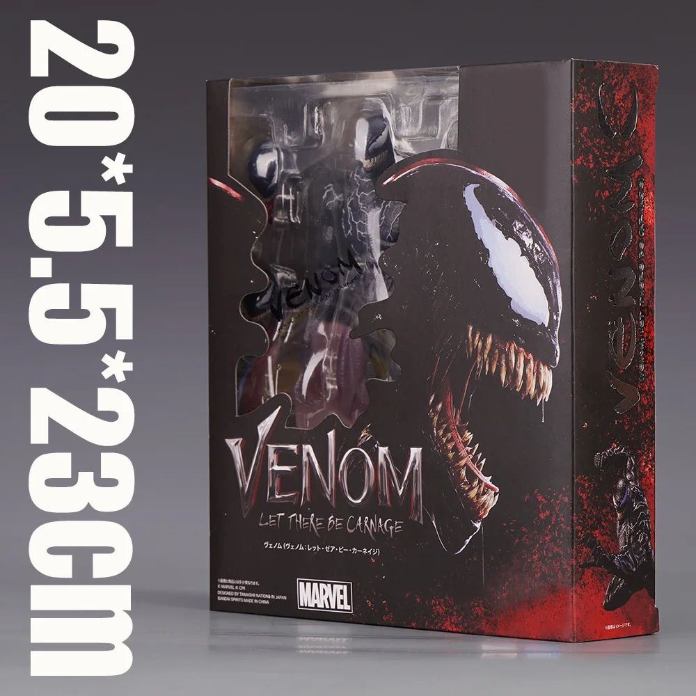 ERSTAUNLICHE YAMAGUCHI Venom Carnage Actionfigur Spider Man Legends Sammlerstück Statue mit beweglichem Gesicht Modellpuppe für Kinder als Spielzeug – Detail 2