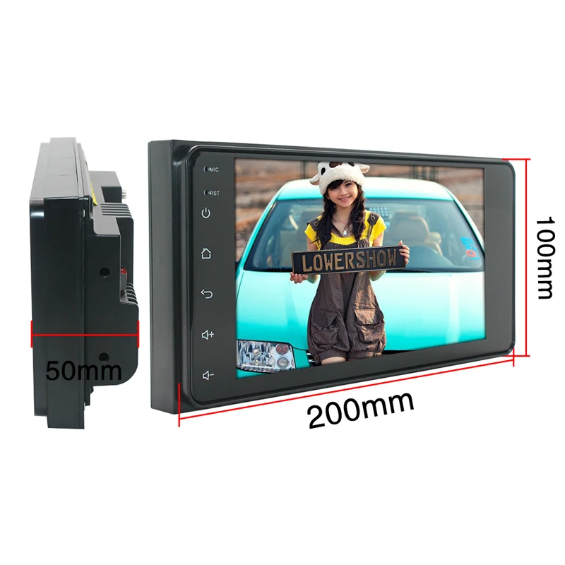 

Universal 7 Inch Android Car Radio Player for Toyota Autoradio 2 Din Car Stereo Audio BT FM WIFI GPS Navigation Car Video Radio