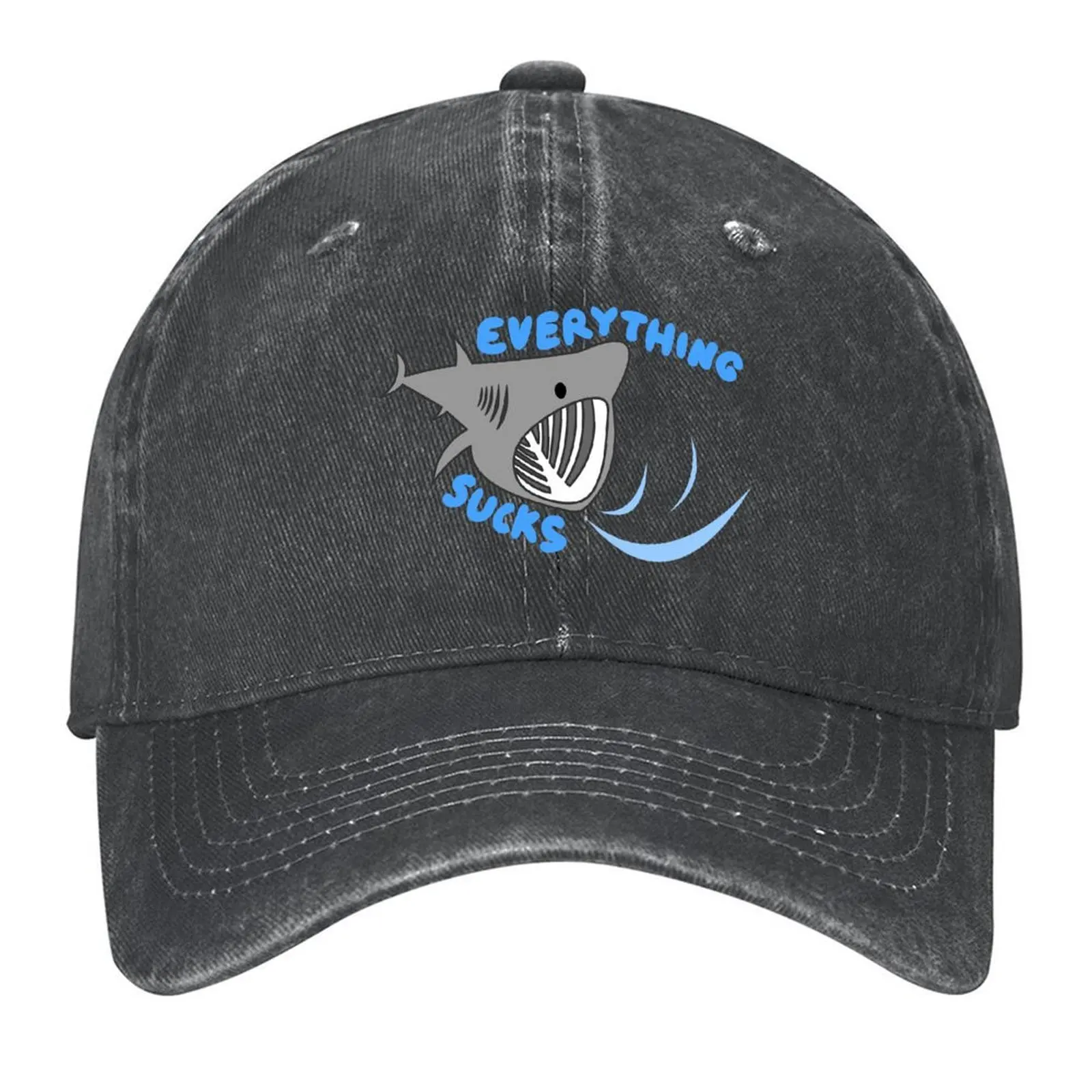 

Basking Shark Everything Sucks Baseball Cap Dropshipping Designer Hat Fishing cap Trucker Hat For Women 2025 Men's
