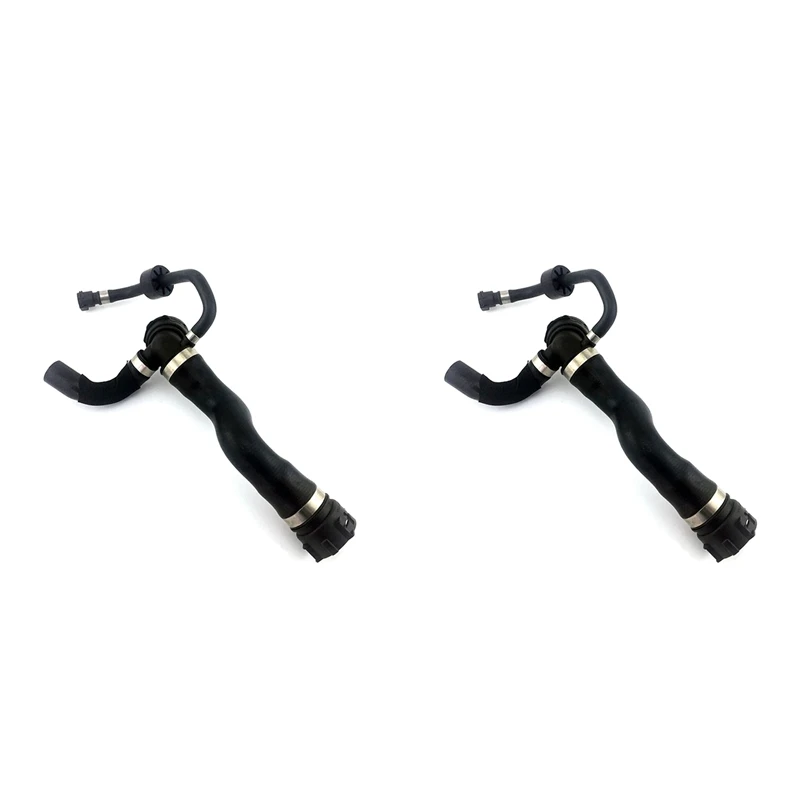 2X 17127580957 Coolant Hose Upper Hose Main Radiator Engine Radiator Car For Bmw F01 F02 F06 F07 F10 F12 F13