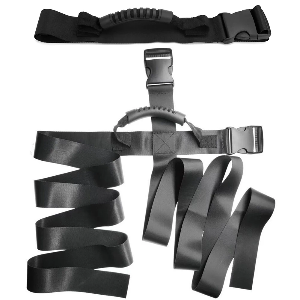 Portable Packing and Moving Strap with Handle&Buckle Packing Straps Travel Belts for Secure Lifting Carrying Heavy Boxes Luggage