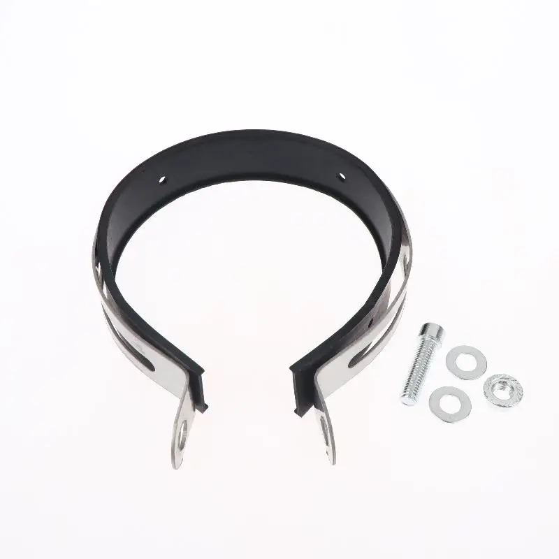 New Motorcycle Exhaust Muffler Clamp Exhaust Pip Supporting Bracket Fixed Ring Hanger Band Fixture 60/88mm Support Bracket