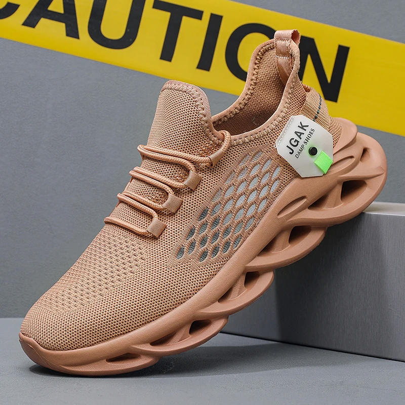 Men's Running Shoes Casual Lightweight Breathable Lace Up Sports Shoes Outdoor Anti Slip Jogging Tennis Shoes Oversized Size 50