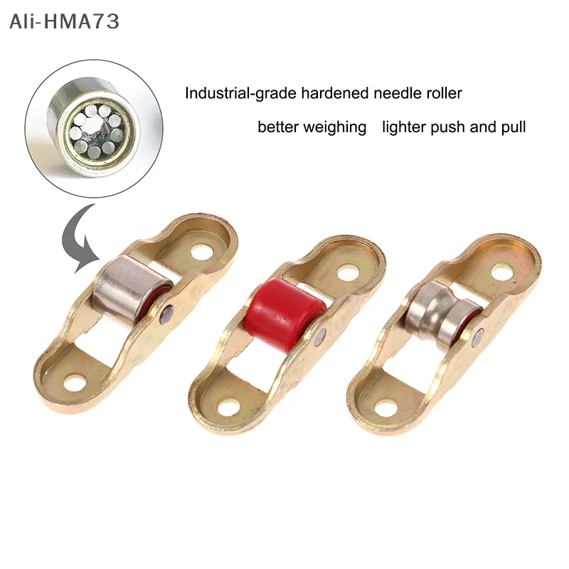 

HMA73-88 Type Flat/Groove Wheel Metal Doors Window Pulley Support Bottom Sliding Roller Track Hardware Accessories