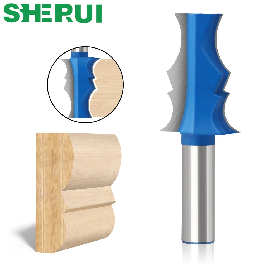 Fresas untuk router madera 1/2 ′ 01.12mm shank Router Bit sandaran tangan pisau Tungsten Woodworking fresas untuk tupia de madeira