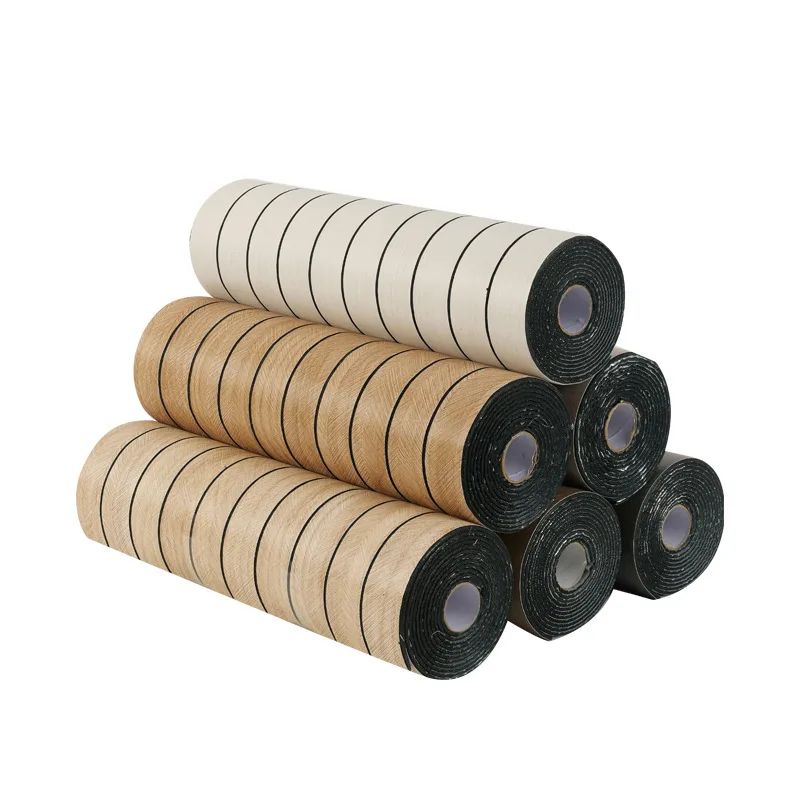 

3D three-dimensional wood grain sticker waterproof and moisture-proof decorative background wallboard