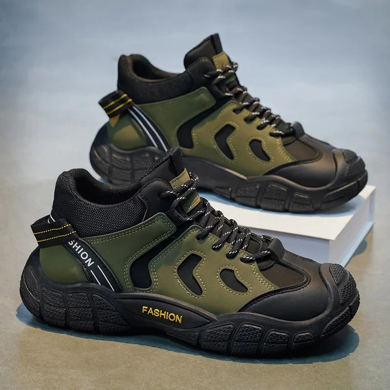 Men's Casual Sport Shoes Breathable Lightweight Outdoor Mesh Sneakers Black Athletic Jogging Walking Shoes Free Shipping view 3