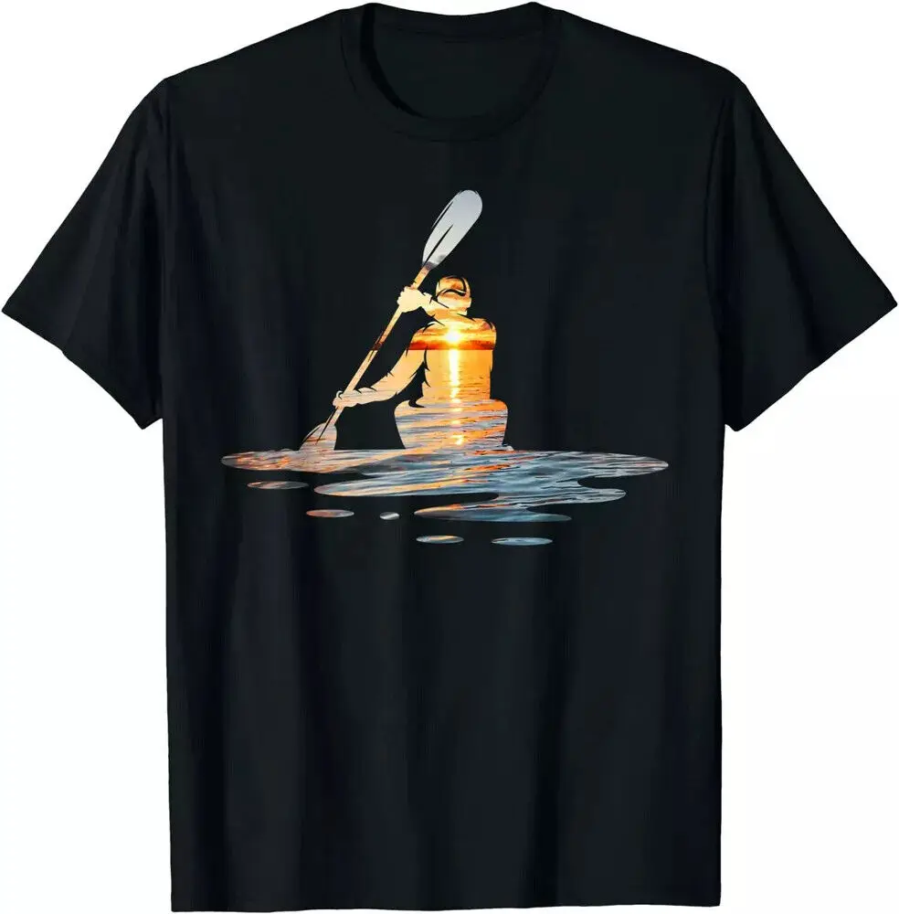 Hot Sale!!! Beautiful Boatman In The River Under Dawn Unisex Gift T Shirts Anime Pattern Y2K Summer Brand