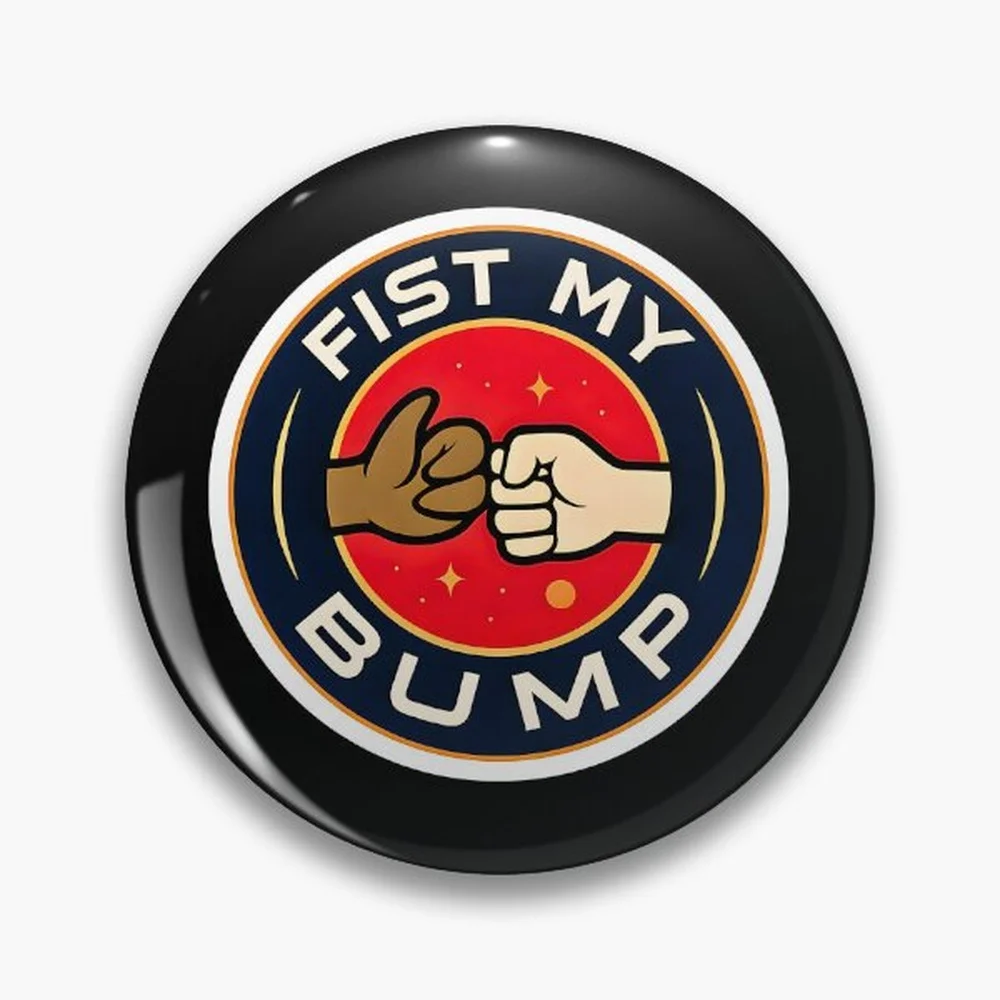 Project Hail Mary Fist My Bump Rocky The Alien Pin Holographic Star Heart Pin Brooches Laminated Button Fashion Accessory