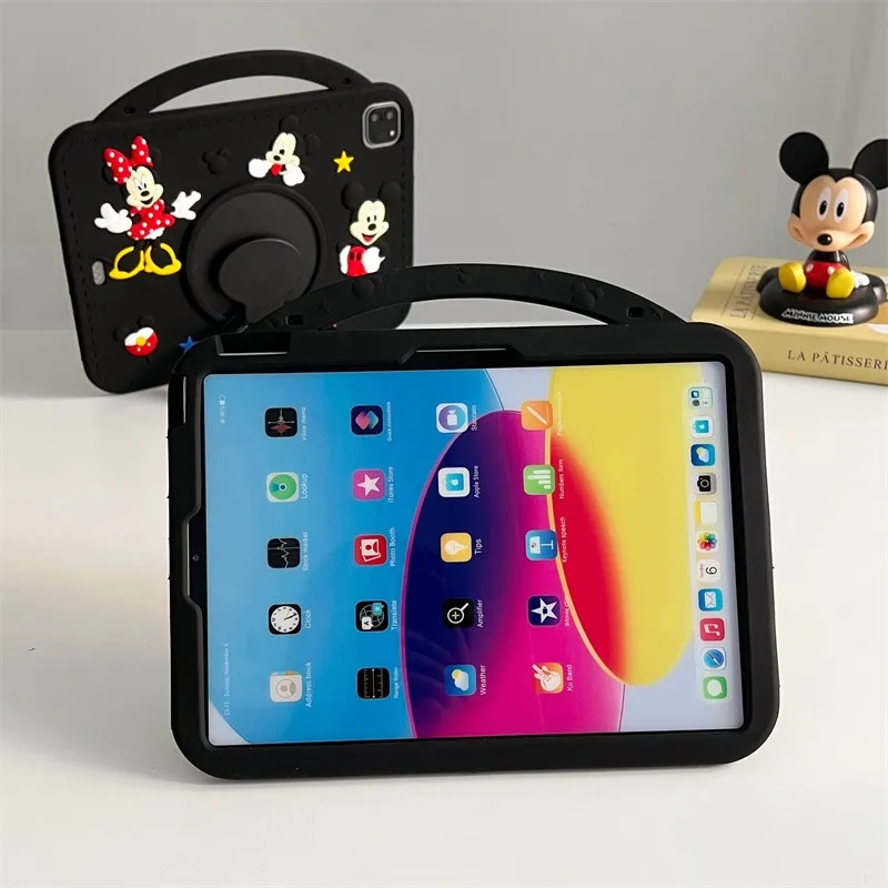 لطيف الكرتون ميكي ميني سيليكون اللوحي واقية لباد 9 8 7th الجيل الهواء البسيطة 2 3 4 5 6 10.9 برو 11 الطفل #6