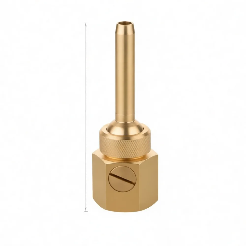 Adjustable Solid Brass Fountain Jet Nozzle Universal Rotary Spray Head For Pond Landscape Garden Waterfall Decorative Sprinkler