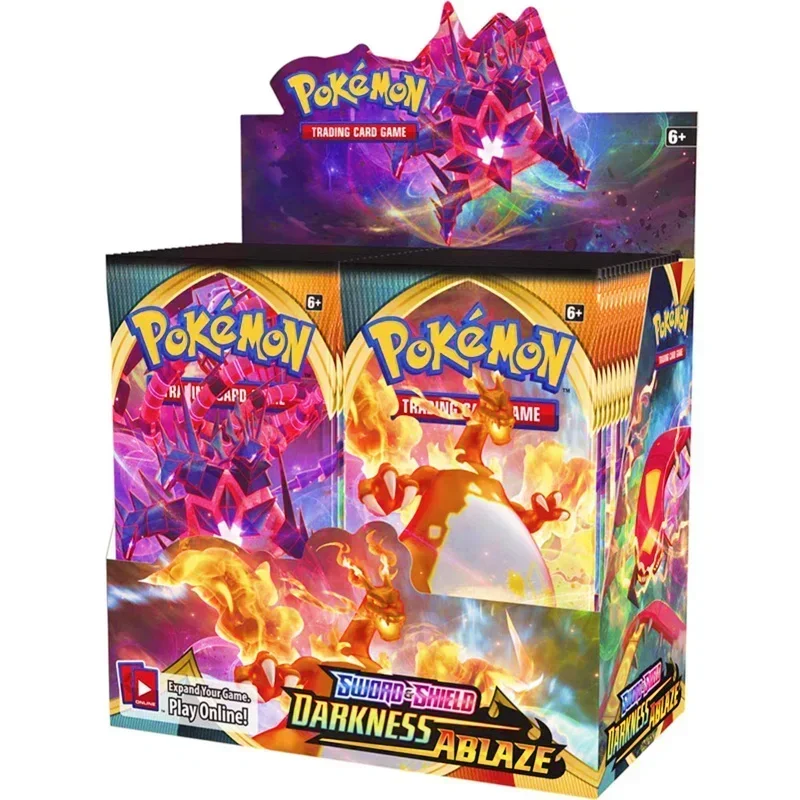 324Pcs Pokemon Card Obsidian Flames Scarlet & Violet Booster Box Pokémon Trading Card Game Battle Energy Collection Cards Toys