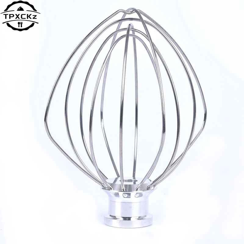 Batidor eléctrico de alambre de acero inoxidable, accesorio de repuesto para KitchenAid K45WW, mezclador de pie con accesorio de batidor