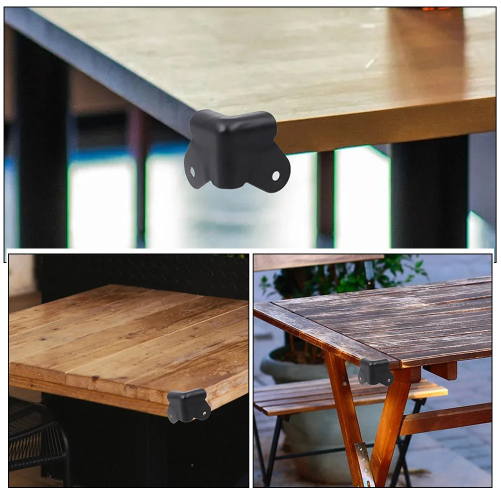 24 قطعة المضادة للتصادم الحرس الحديد المتكلم حامي لخزانة أثاث التفاف غطاء الزاوية نمط واقيات الزوايا المعدنية #6