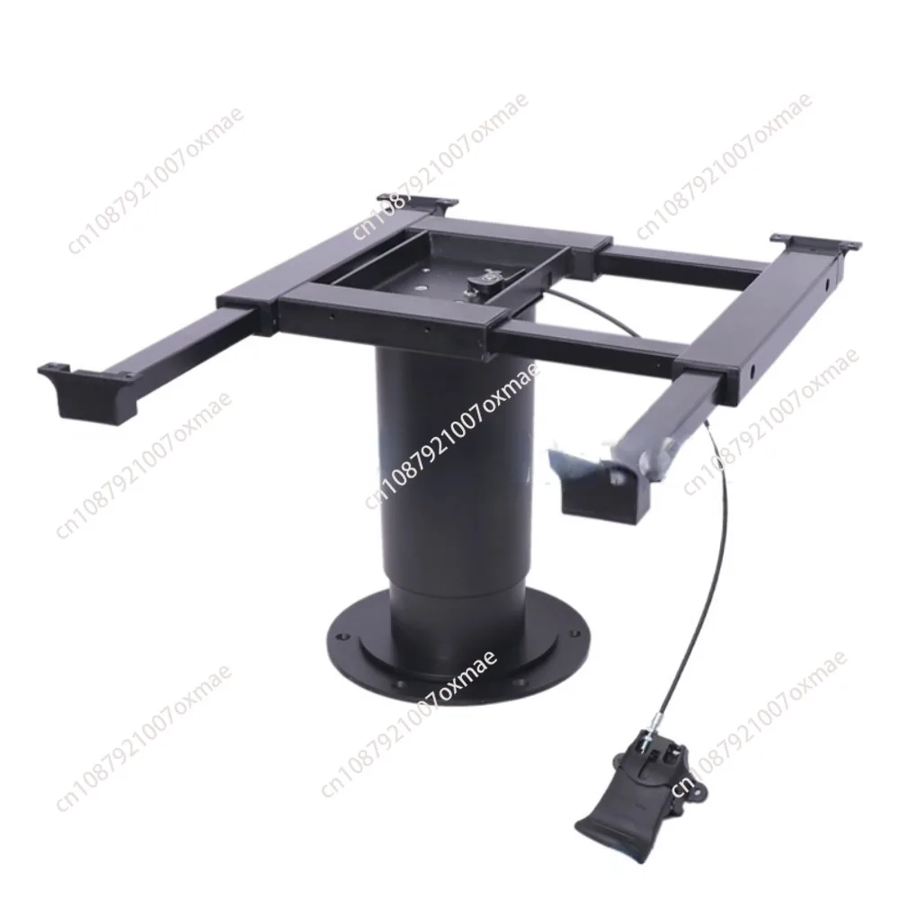 Pneumatic Raised RV Camper Adjustable Table Legs, Adjustable Height table base, Enables Table Top with Swivel and Slide Function