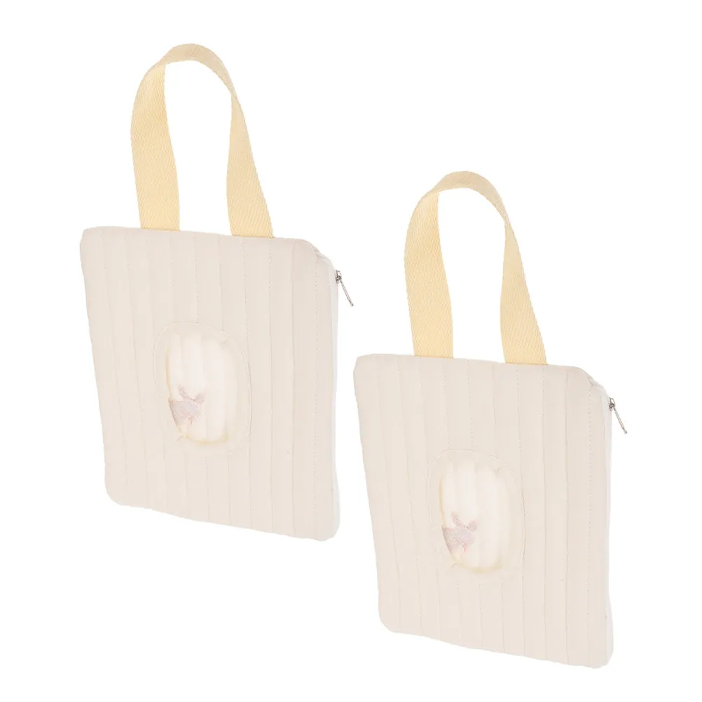 

Набор из 2 многоразовых портативных держателей для салфеток: диспенсер для влажных и сухих салфеток для путешествий, сумка для подгузников, контейнер для детской комнаты и ванной