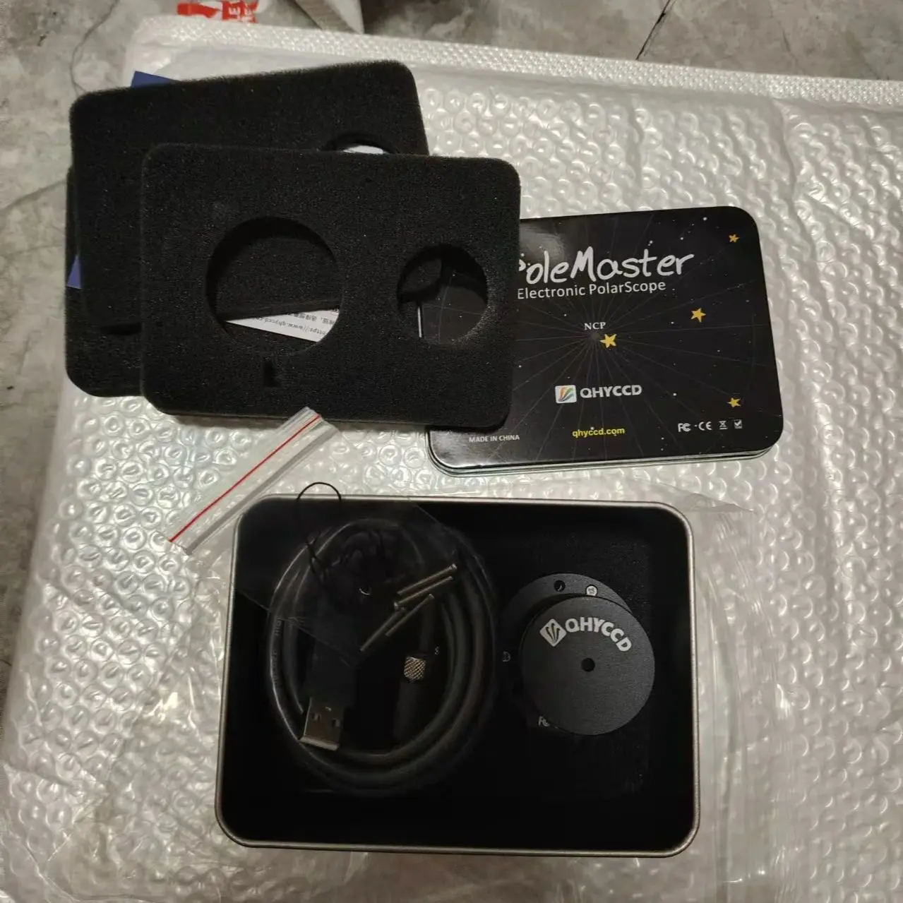 QHYCCD-PoleMaster Elektronische PolarScope, Align, Polar Align As Spiegels met Adapter, QHY Pole Master