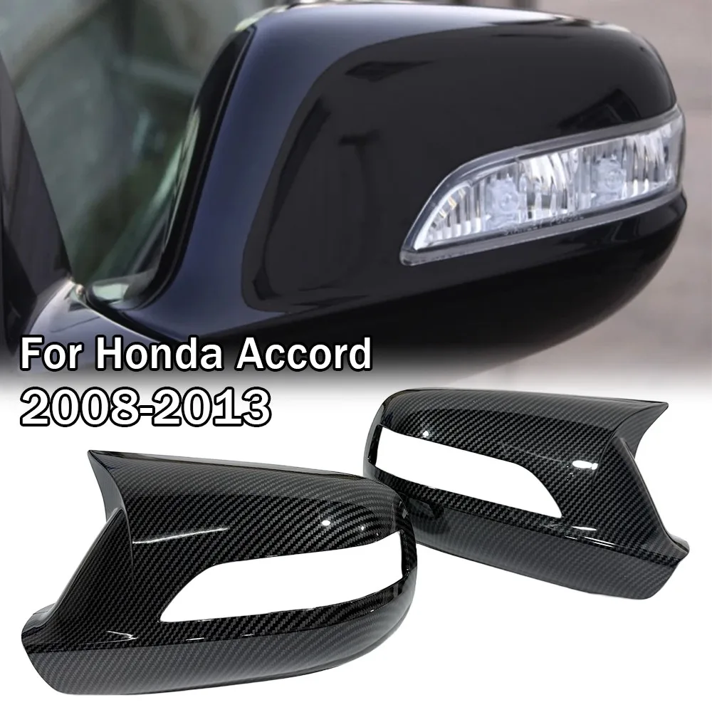 

ABS Car Rearview Side Mirror Cover Wing Cap Exterior Door Housing Shell Trim Decorative Parts For Honda Accord 8th 2008-2013