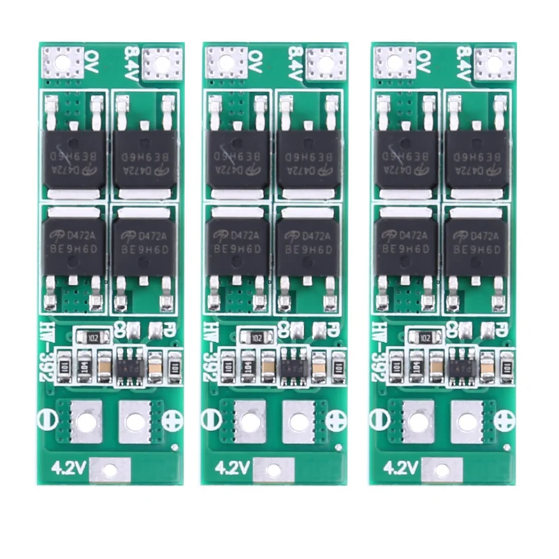 3X 2S 20A 7.4V 8.4V 18650 Lithium Battery Protection Board/Bms Board Standard