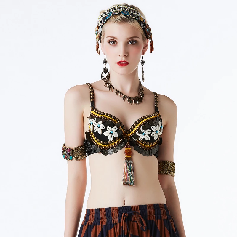 

Женский винтажный бюстгальтер для танца живота