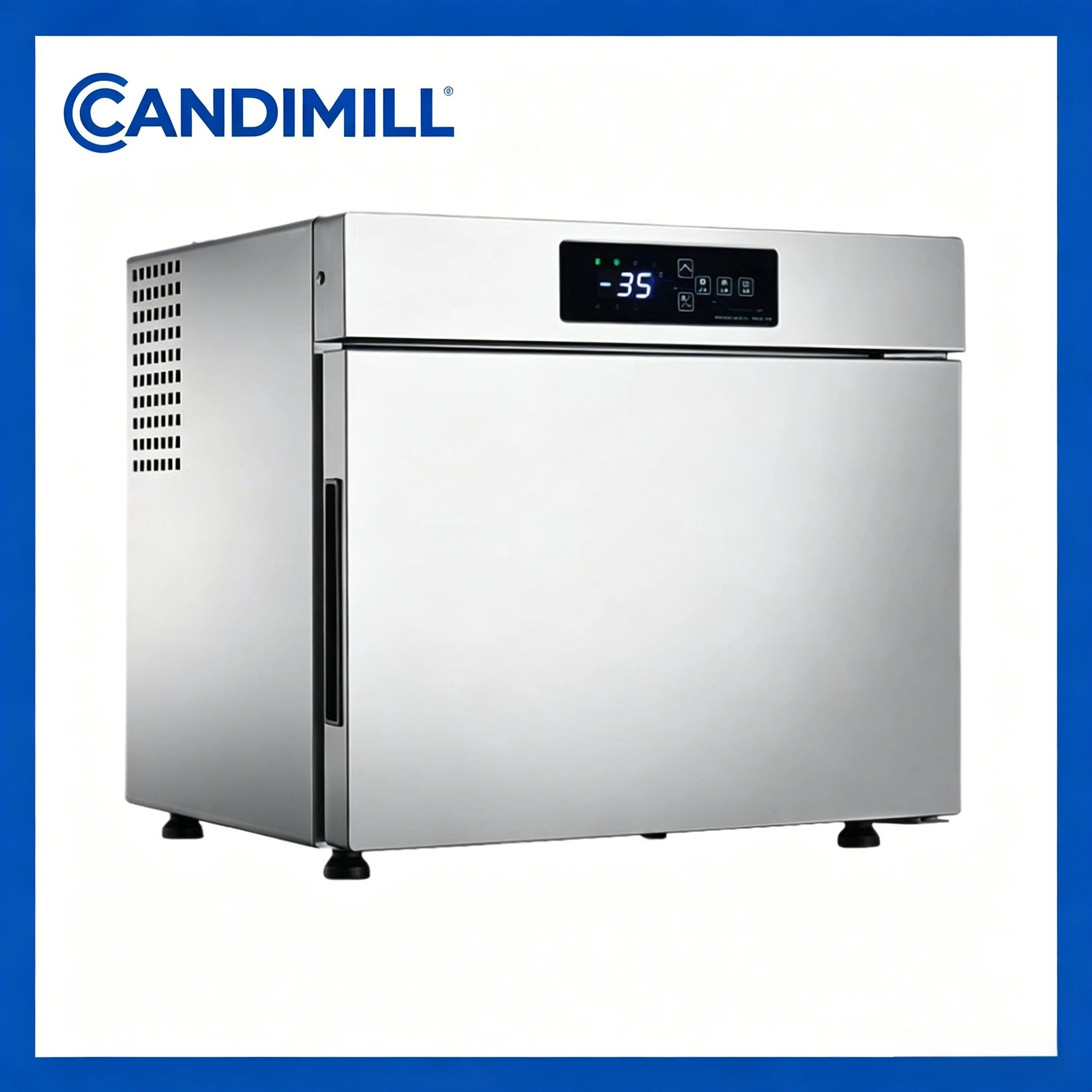 Large Capacity Countertop Freezer Chiller Dual Temperature Refrigerator Quick Freeze Cabinet For Frozen Meat Seafood Ice Cream